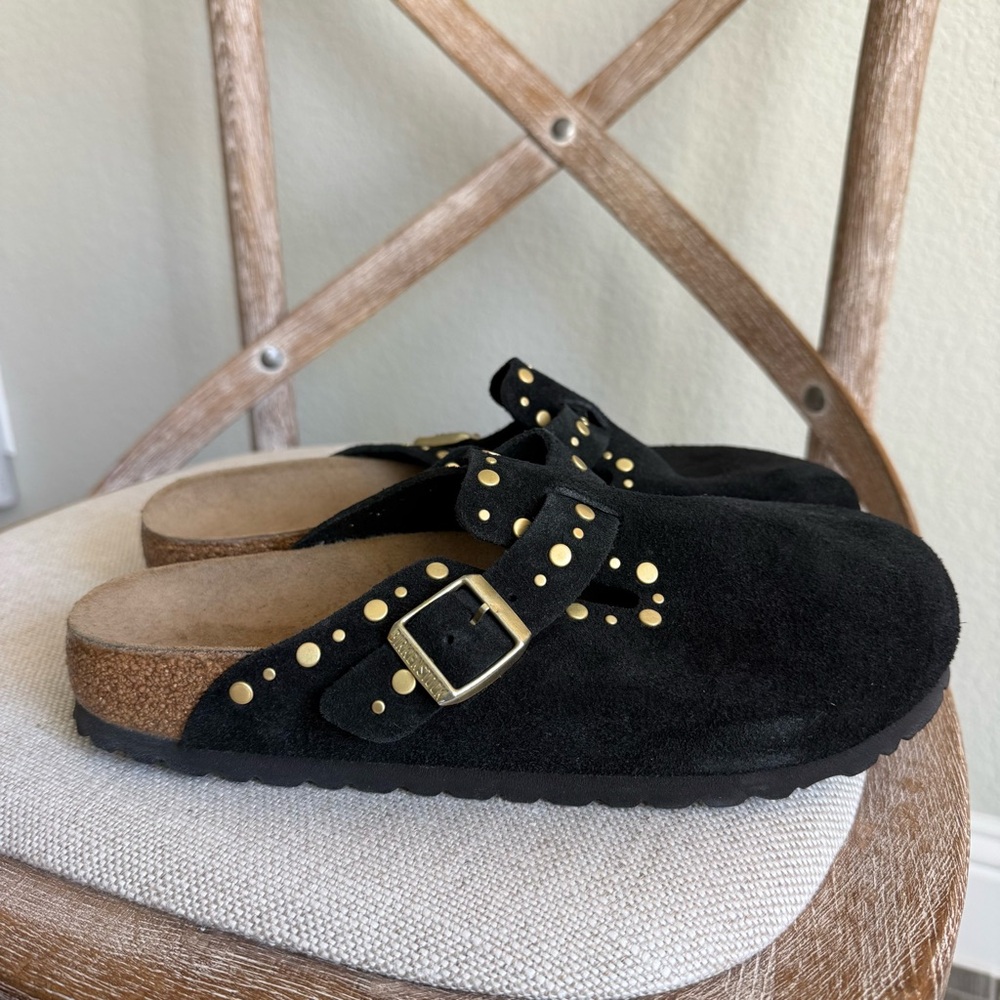 Birkenstock Boston Rivets Clogs black - Picture 3 of 7